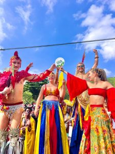 Charanga Talismã recebeu o Selo Folia Verde durante seu cortejo em Vila Kosmos, na Zona Norte. DIVULGAÇÃO/SMAC